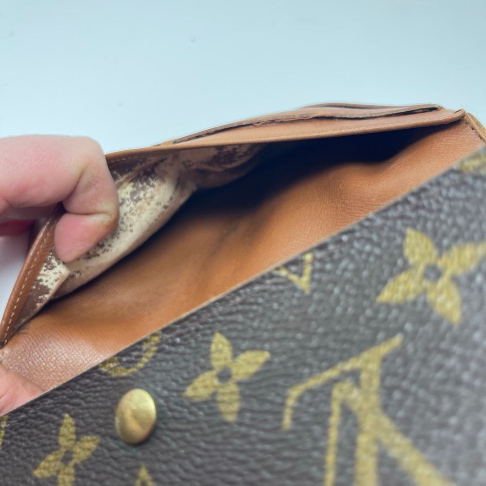 Vintage Louis Vuitton Monogram TriFold Sarah Wallet - Picture 6 of 13
